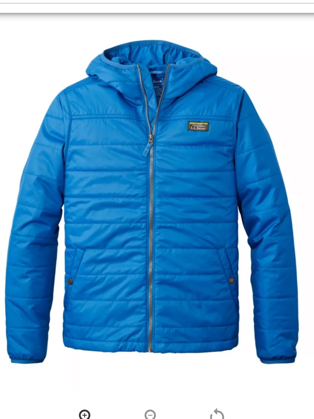NWT LL Bean Mens Mountain Classic Puffer Jacket LARGE